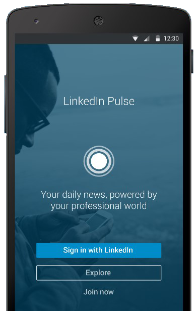 LinkedIn pulse app